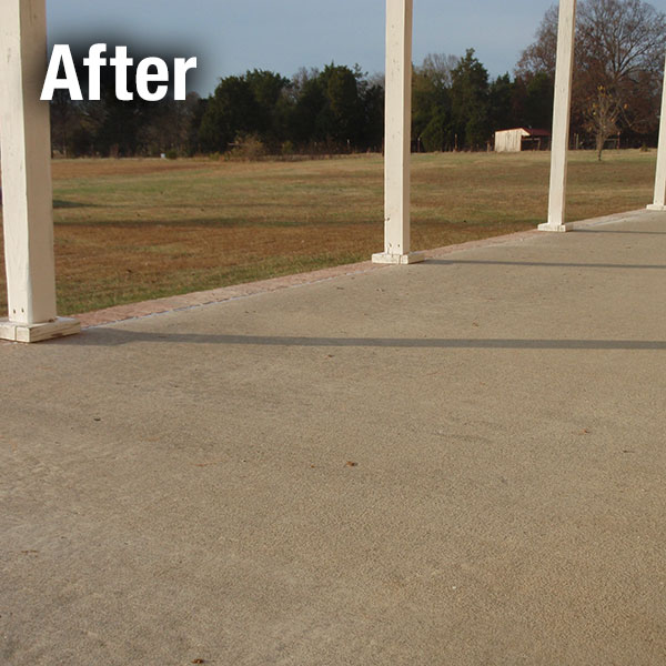Charleston​ Concrete Patio Leveling - After