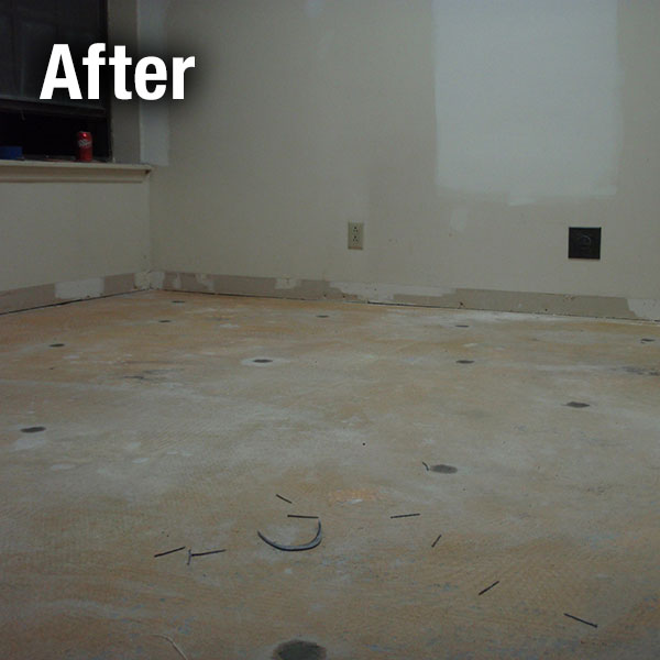 Charleston​ Concrete Floor Leveling - After