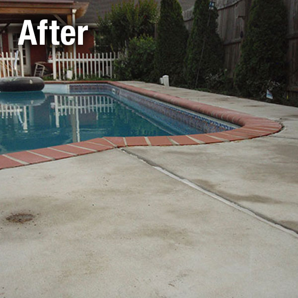 Charleston, Concrete Pool Deck Leveling - After